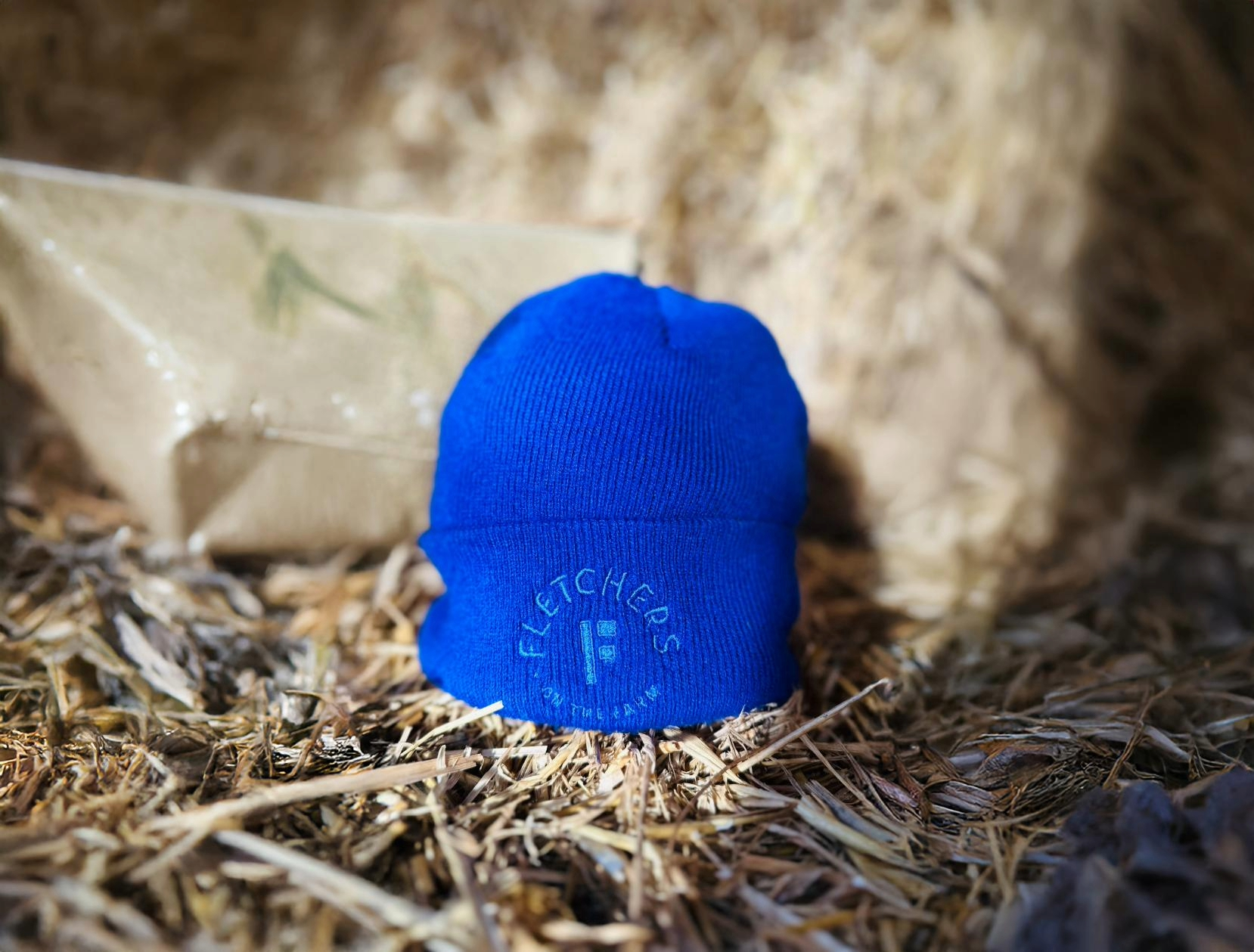 Fletchers On The Farm Beanie Bright Royal Blue | Products | Fletchers on the Farm