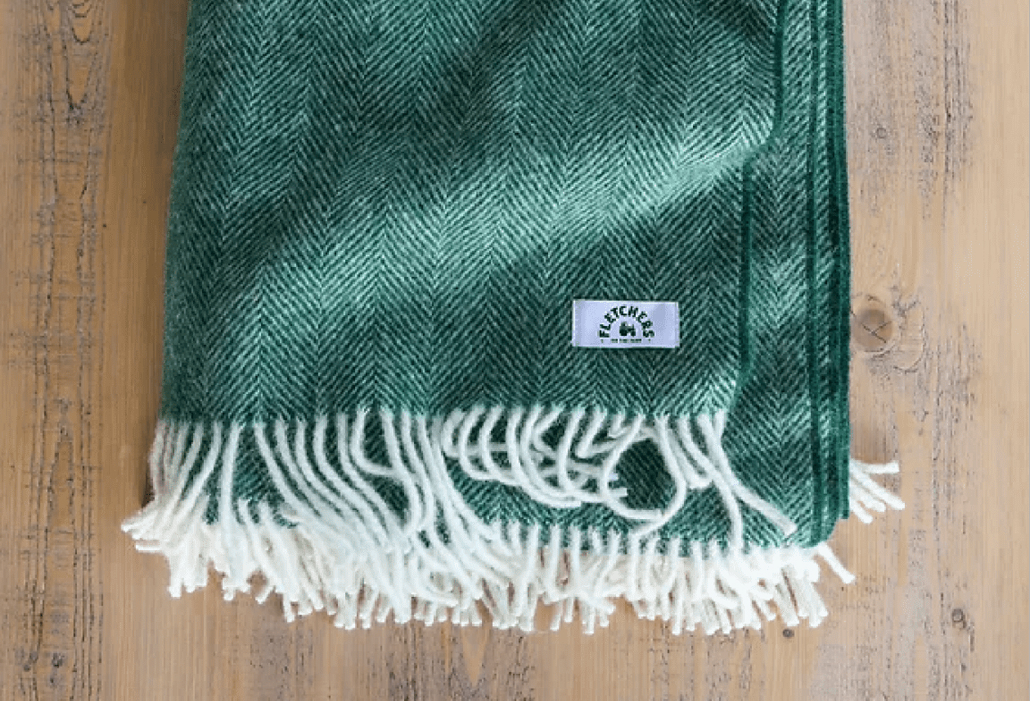 Green Wool Blanket | Products | Fletchers on the Farm